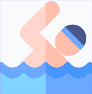 icone nageur