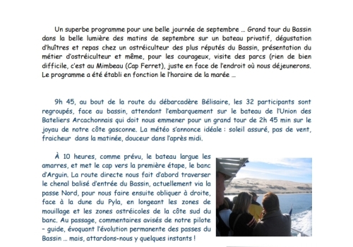 Balade sur le Bassin d'Arcachon  (2010 09 28)